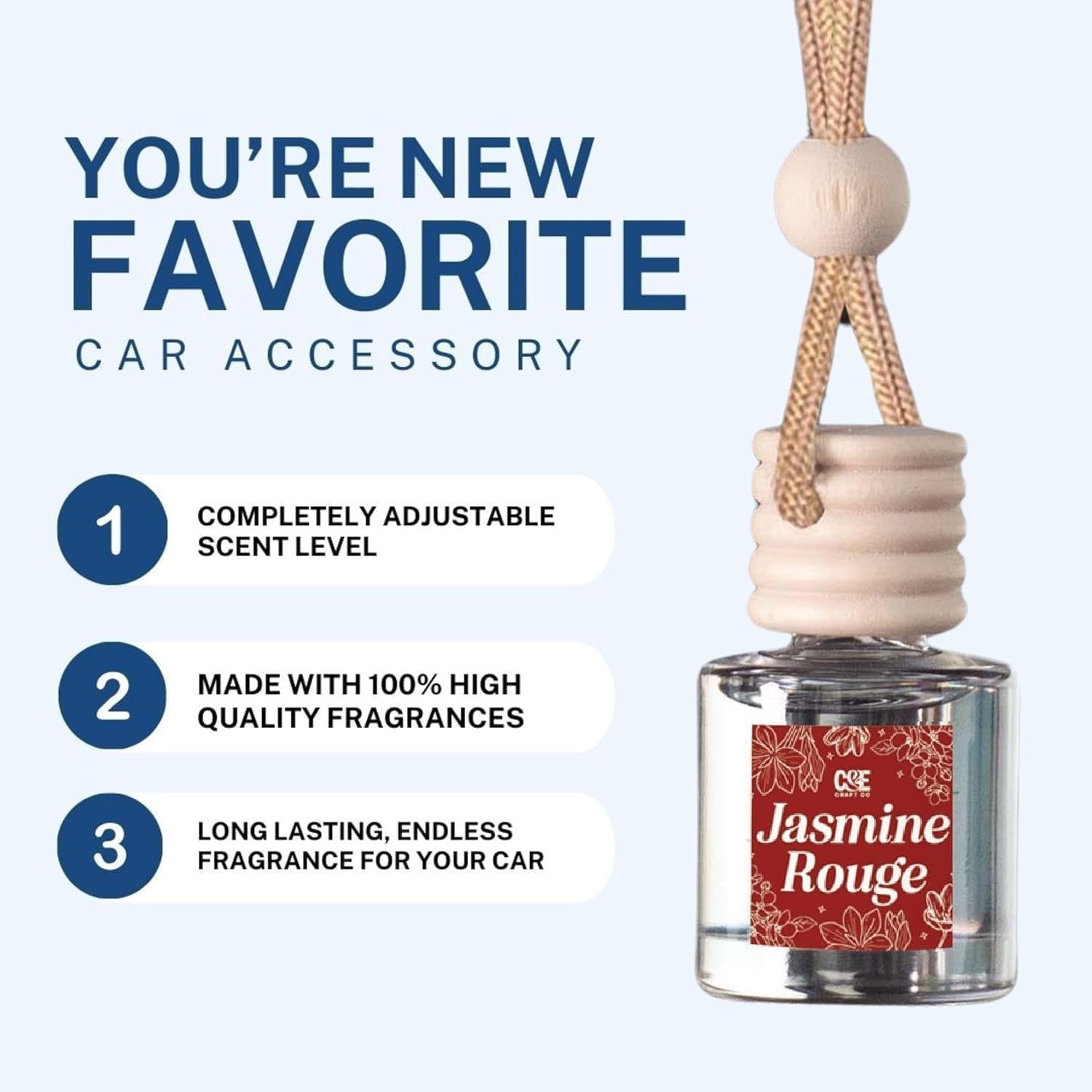 Car Air Hanging Fragrance Oil Diffuser – Car Air Freshener Diffuser for Essential Oils - Scents Fragrance Aromatherapy Automobile Diffuser - Long Lasting - Designer - 4 Pack